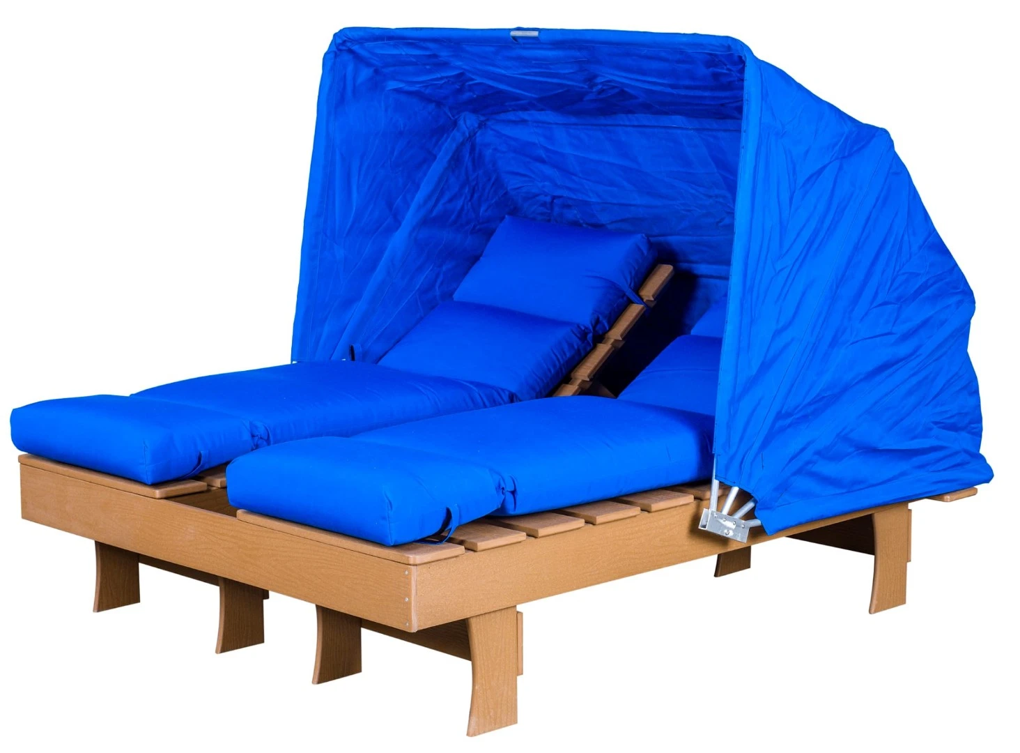 double chaise lounge cabana