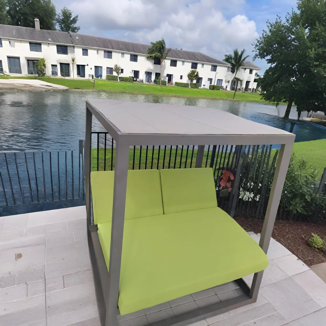 Outdoor furniture sling replacement