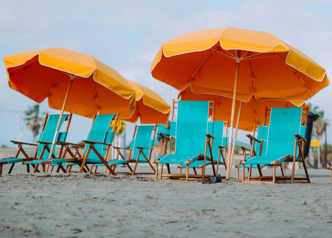 Outdoor beach umbrella