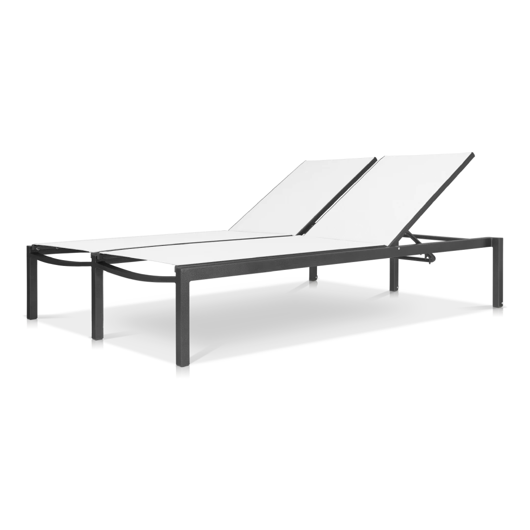 AQUIS - Armless Double Chaise Lounge
