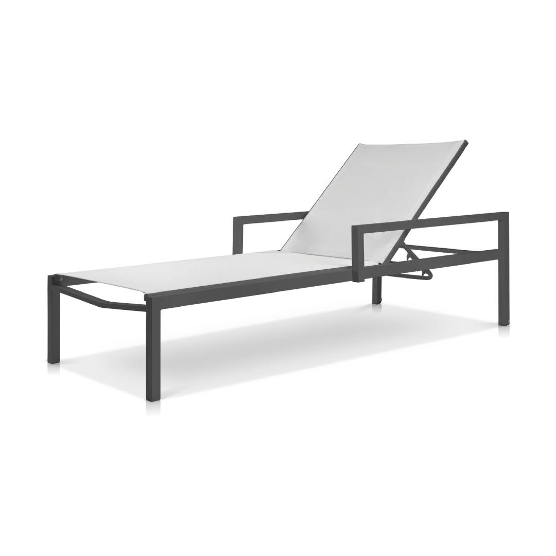 AQUIS - Chaise Lounge with Arms