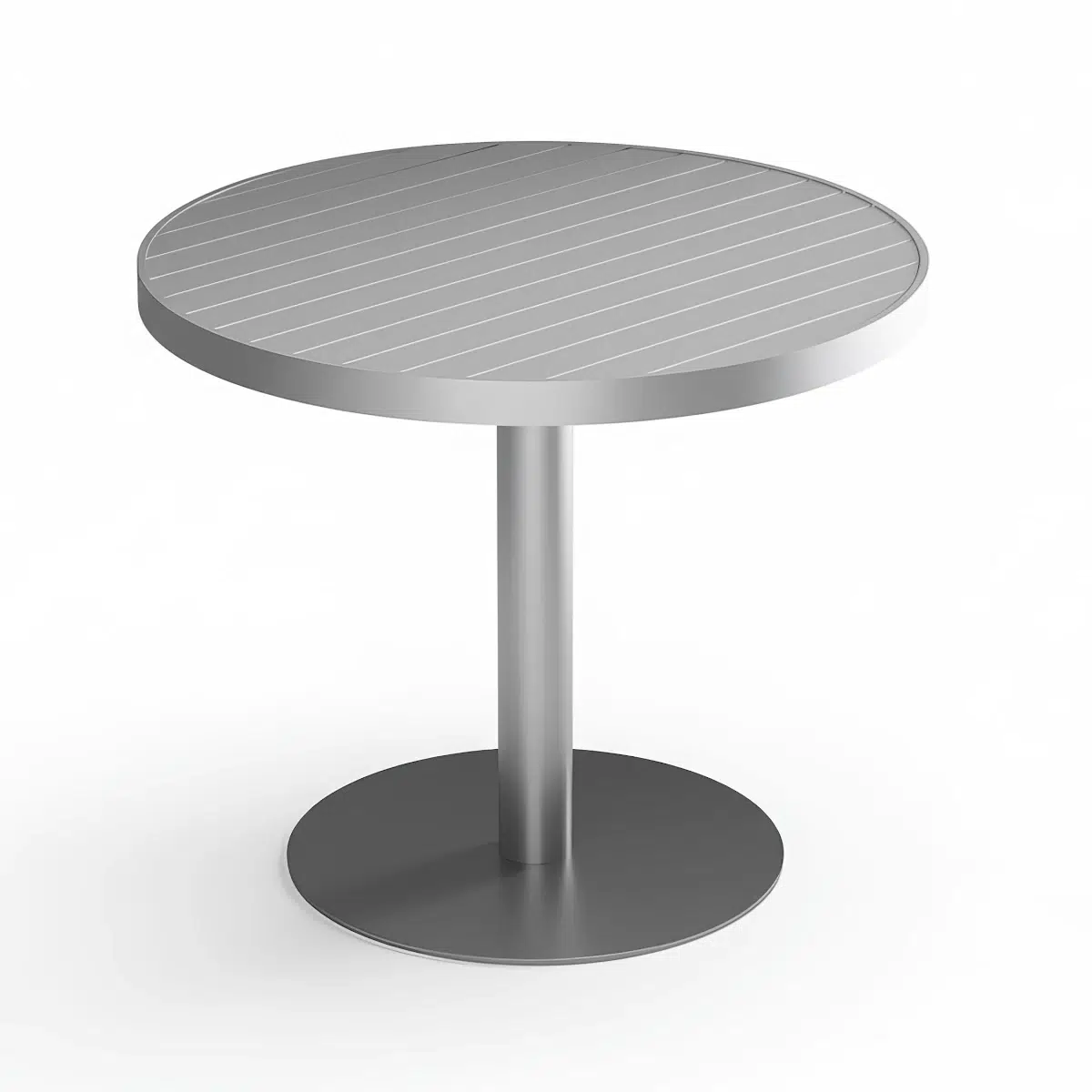 FLOW Dining Table Round with Slatted Top