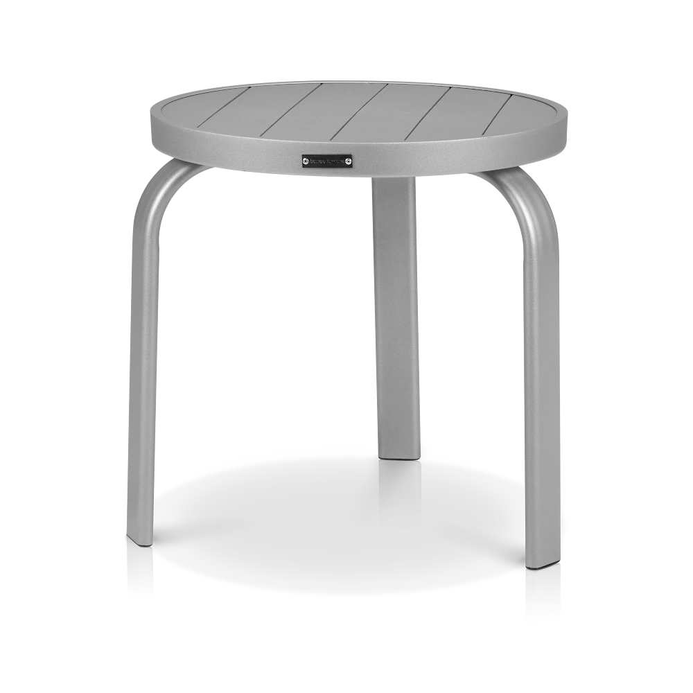 AQUORA - Side Table Round Slat Top