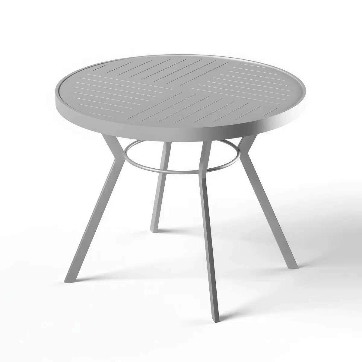 Aquamarine with Quarter Punch dining table