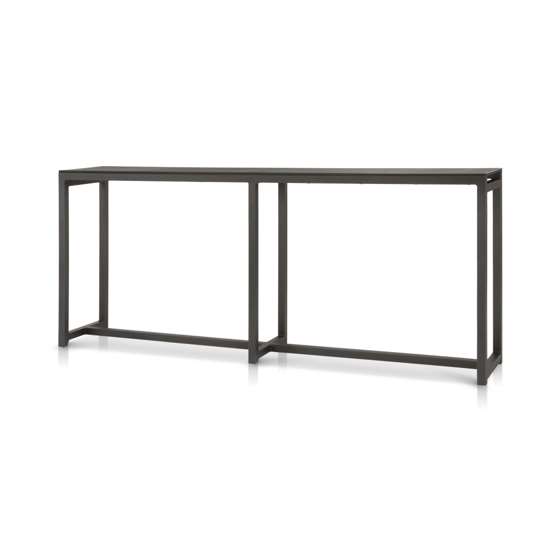 INFINITY-Rectangle Drink Rail - Bar Height