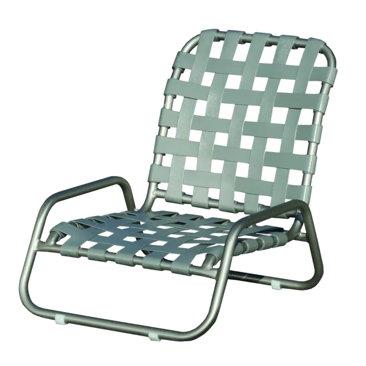 OCEAN MIST - Sand Side Chair - Basketweave Vinyl Strap